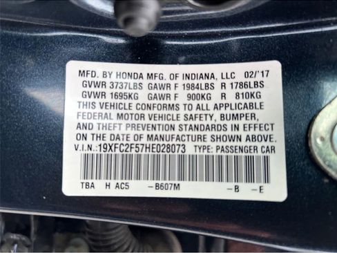 Used 2017 Honda Civic LX image 20