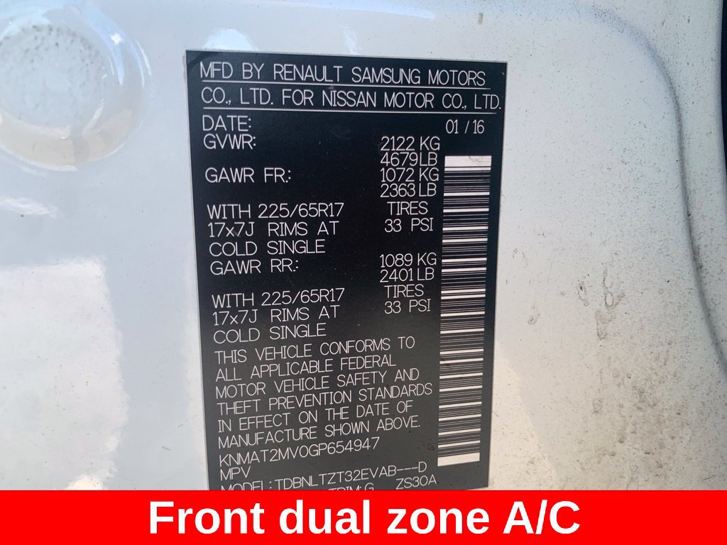 Used 2016 Nissan Rogue SV w/ SV Premium Package AWD/4WD image 7