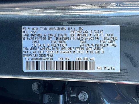 New 2025 MAZDA CX-50 AWD 2.5 Turbo w/ Accent Package image 24