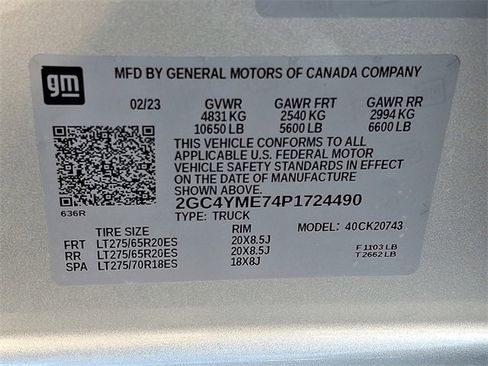 Certified 2023 Chevrolet Silverado 2500 Custom w/ Custom Value Package image 24