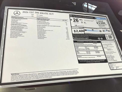 New 2026 Mercedes-Benz GLC 300 4MATIC image 18