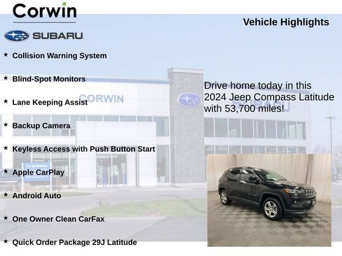 Used 2024 Jeep Compass Latitude image 6