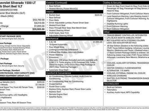 Used 2023 Chevrolet Silverado 1500 LT AWD/4WD image 5