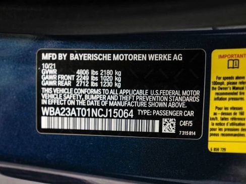 Used 2022 BMW 430i Convertible RWD image 64