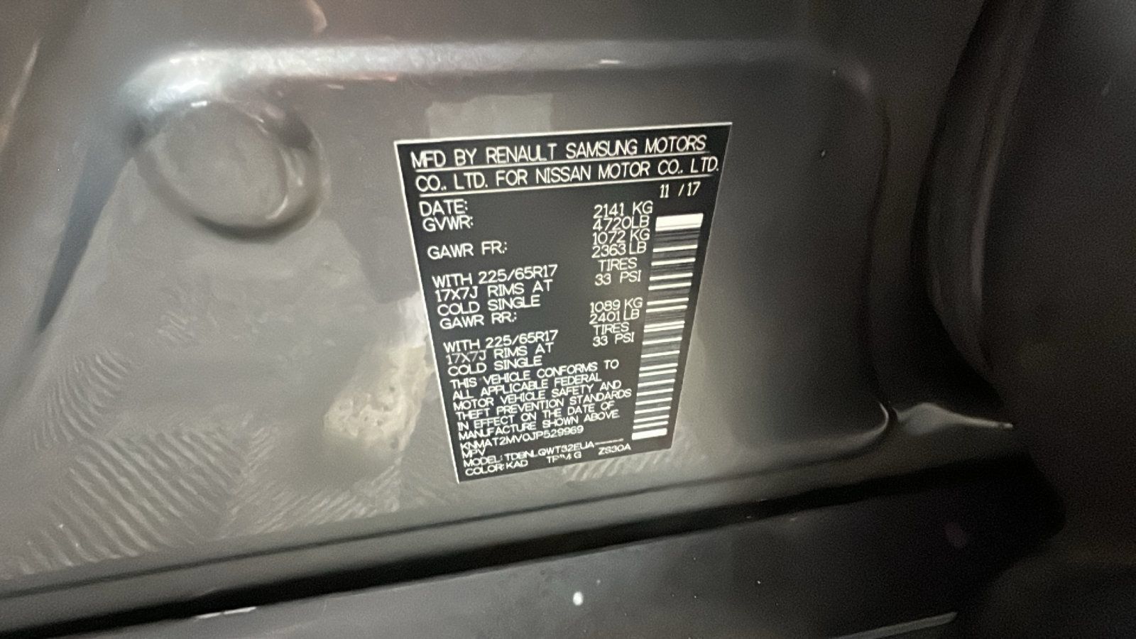 Used 2018 Nissan Rogue SV AWD/4WD image 11