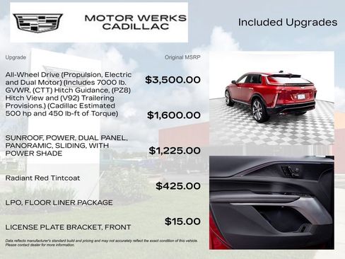 Certified 2025 Cadillac Lyriq Luxury w/ LPO, Floor Liner Package image 9