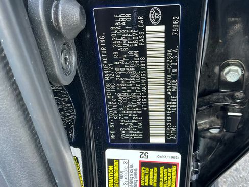 Used 2022 Toyota Camry SE w/ Carpet Mat Package (TMS) FWD image 27