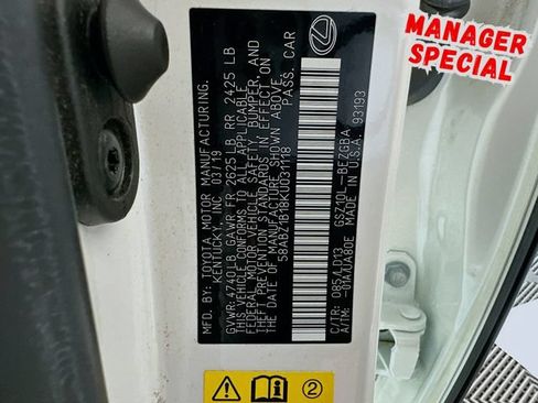 Used 2019 Lexus ES 350 w/ Premium Package FWD image 29