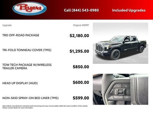 New 2026 Toyota Tundra Platinum w/ TRD Off-Road Package AWD/4WD image 5