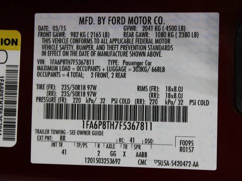 Used 2015 Ford Mustang Premium RWD image 58