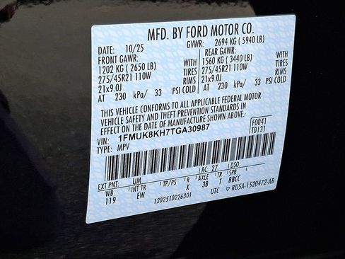 New 2026 Ford Explorer ST-Line w/ ST-Line Street Pack image 19