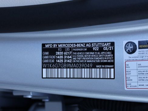 Certified 2021 Mercedes-Benz S 580 4MATIC Sedan image 51