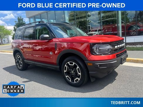 Certified 2024 Ford Bronco Sport Outer Banks w/ Tech Package AWD/4WD image 1