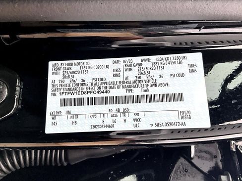 Certified 2023 Ford F150 Lariat w/ Equipment Group 502A High image 33