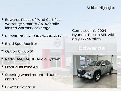 Used 2024 Hyundai Tucson SEL AWD/4WD image 11