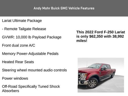 Used 2022 Ford F250 Lariat w/ Lariat Ultimate Package image 16