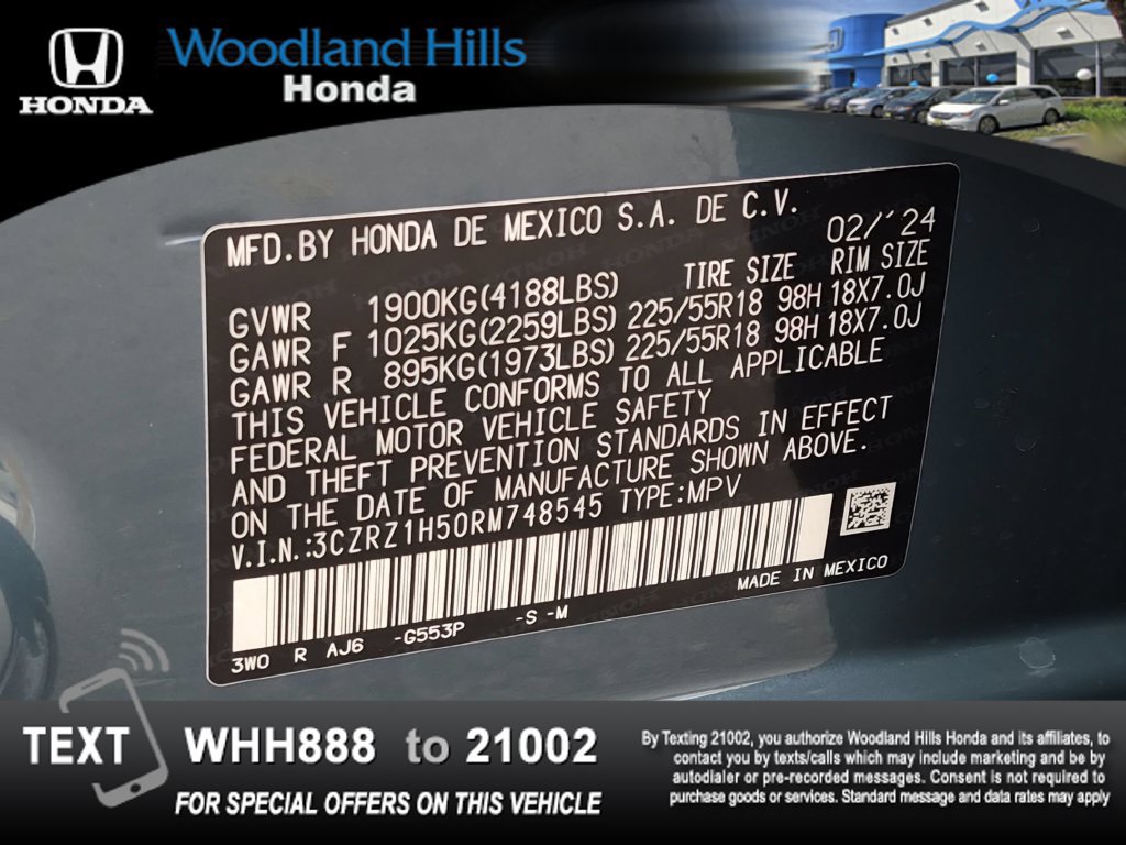 Certified 2024 Honda HR-V Sport image 26