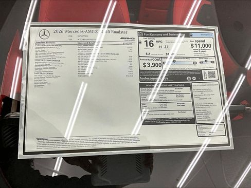 New 2026 Mercedes-Benz SL 55 AMG 4MATIC image 17