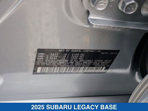 Certified 2025 Subaru Legacy image 37