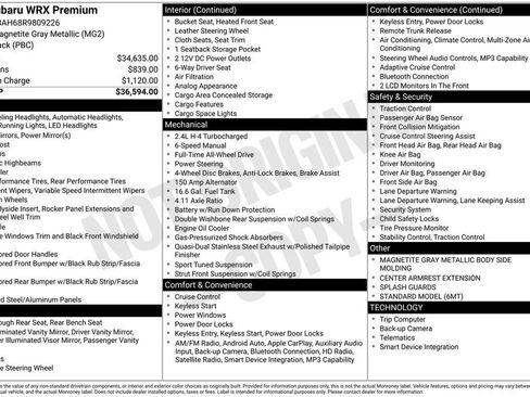 Used 2024 Subaru WRX Premium image 24