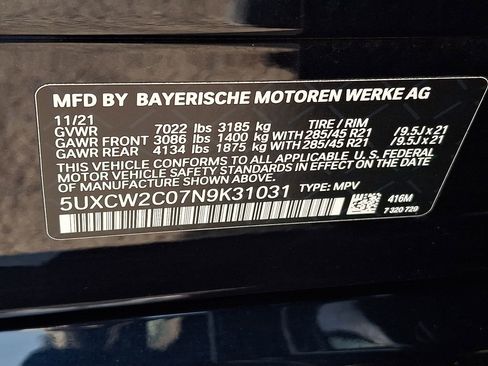 Used 2022 BMW X7 xDrive40i w/ M Sport Package image 26