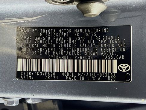 Certified 2026 Toyota Corolla LE FWD image 26