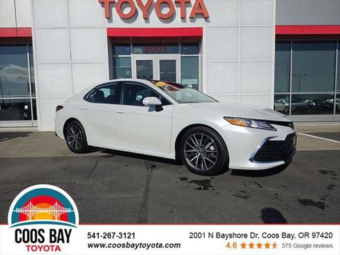 Certified 2021 Toyota Camry XLE w/ Navigation Package FWD image 1