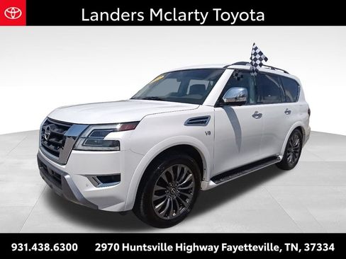 Used 2022 Nissan Armada Platinum w/ Captain's Chairs Package RWD image 7