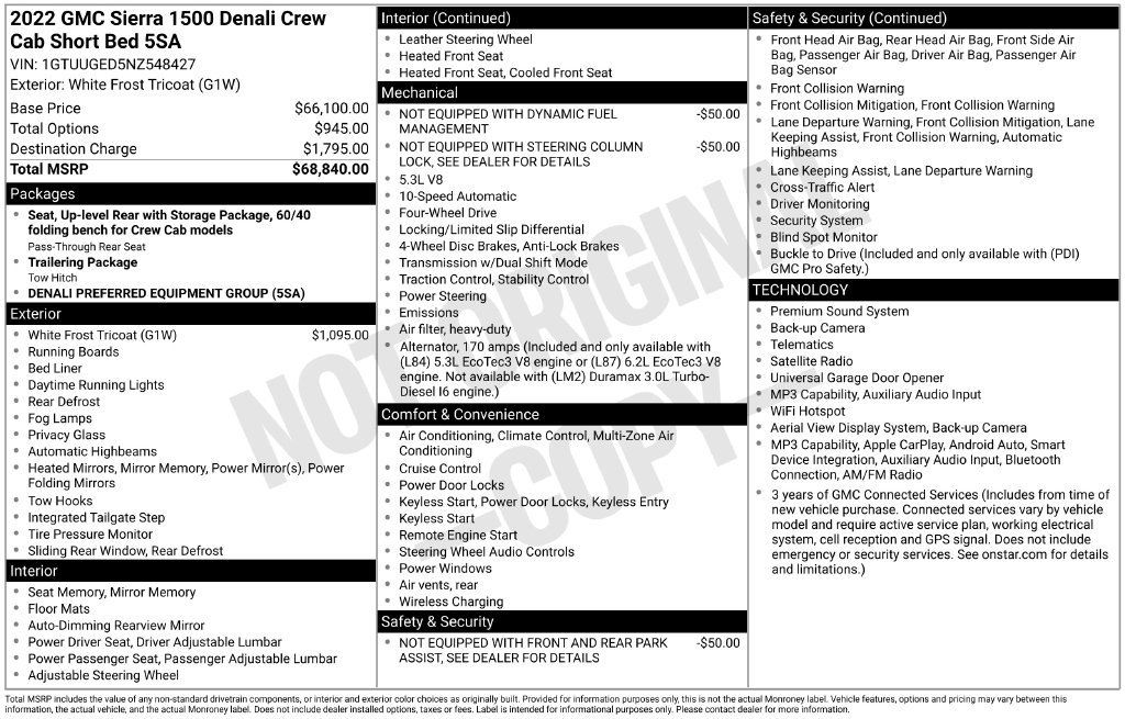 Used 2022 GMC Sierra 1500 Denali AWD/4WD image 23