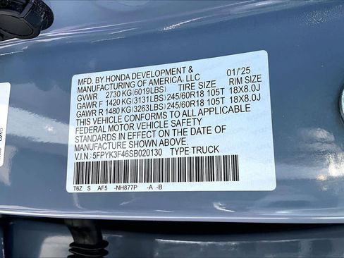 Used 2025 Honda Ridgeline RTL+ image 36