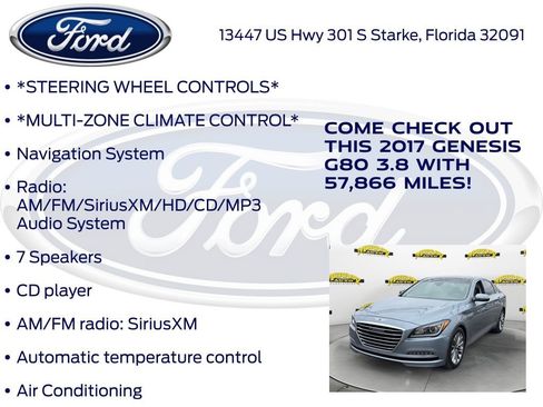 Used 2017 Genesis G80 3.8 w/ Option Group 03 image 15