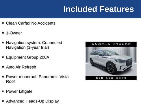 Certified 2025 Lincoln Aviator Reserve RWD image 5