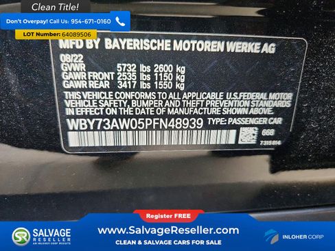 Used 2023 BMW i4 eDrive40 w/ Premium Package RWD image 16
