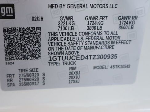 New 2026 GMC Sierra 1500 Elevation w/ LPO, Elevation Black Package image 29