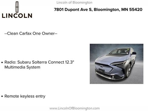 Used 2023 Subaru Solterra AWD image 5