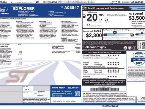 New 2027 Ford Explorer ST AWD/4WD image 2