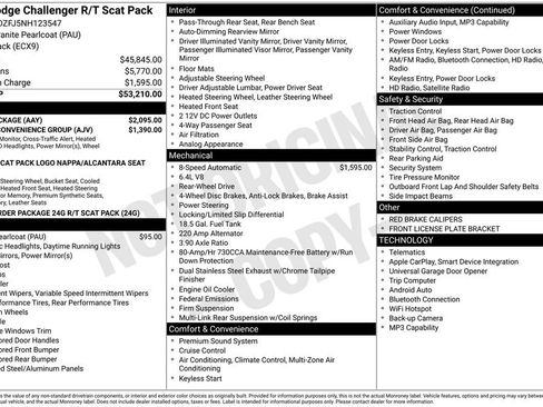 Used 2022 Dodge Challenger R/T Scat Pack w/ Plus Package RWD image 6