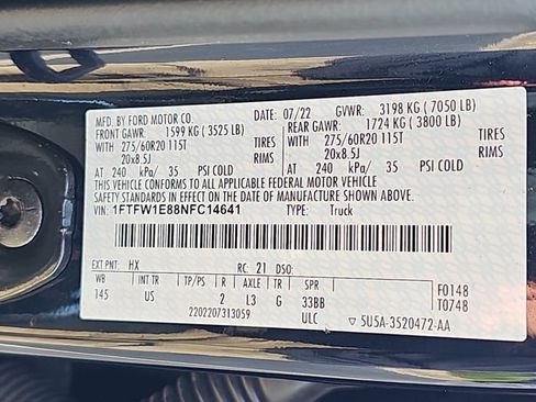 Used 2022 Ford F150 XLT w/ Equipment Group 302A High AWD/4WD image 35