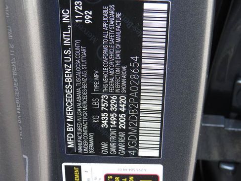 Used 2023 Mercedes-Benz EQS 450+ SUV image 8
