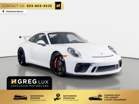 Used 2018 Porsche 911 GT3 w/ Sport Chrono Package RWD image 1