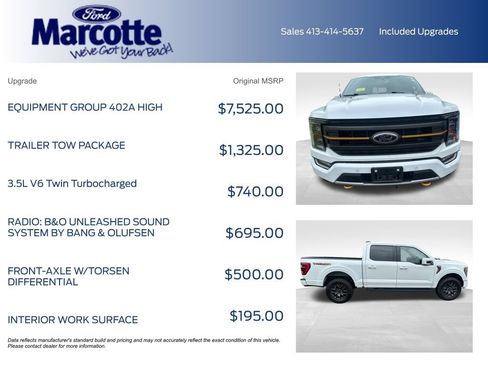 Used 2023 Ford F150 Tremor w/ Equipment Group 402A High AWD/4WD image 5