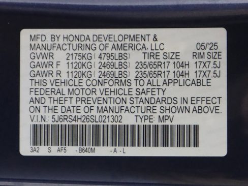 Certified 2025 Honda CR-V LX image 48