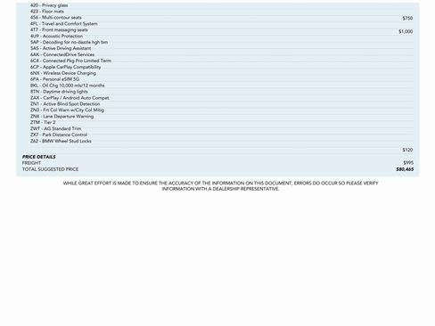 Used 2024 BMW X5 sDrive40i w/ Executive Package image 81