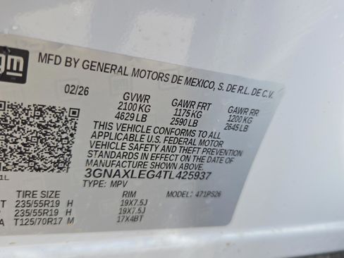 New 2026 Chevrolet Equinox RS w/ Safety and Technology Package FWD image 16