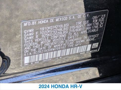 Certified 2024 Honda HR-V LX image 26