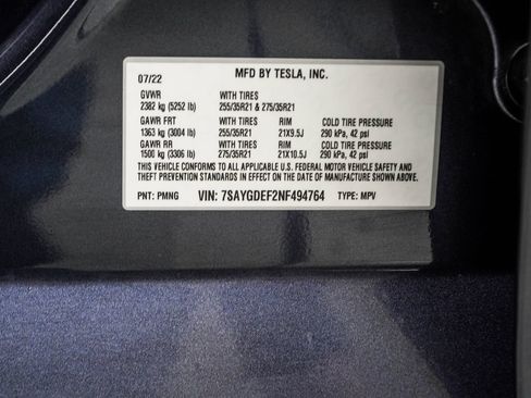 Used 2022 Tesla Model Y Performance AWD/4WD image 35