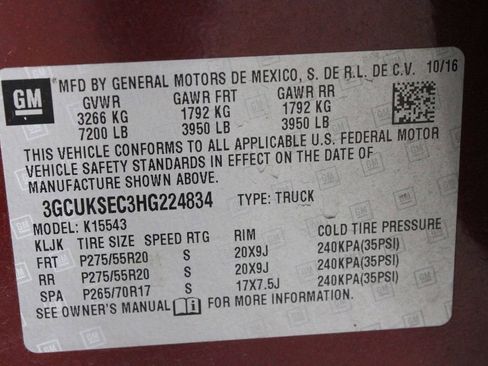 Used 2017 Chevrolet Silverado 1500 LTZ w/ Sport Package image 24