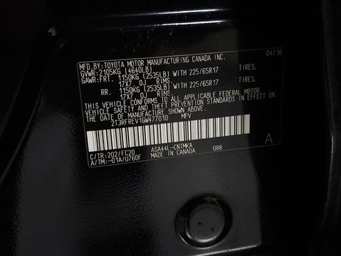 Used 2016 Toyota RAV4 XLE AWD/4WD image 26