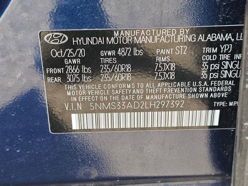 Used 2020 Hyundai Santa Fe SEL w/ Convenience Package image 26