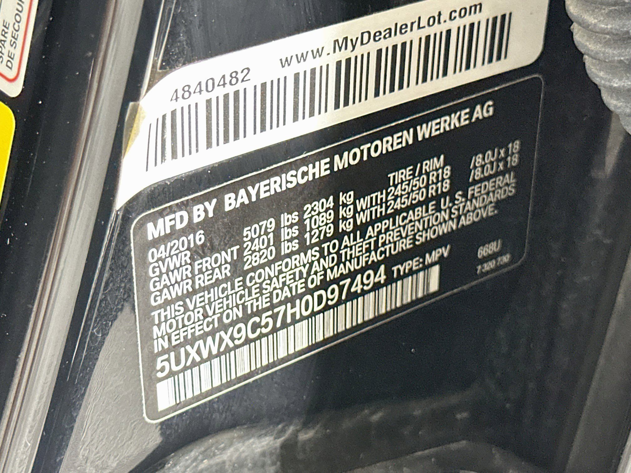 Used 2017 BMW X3 xDrive28i AWD/4WD image 12
